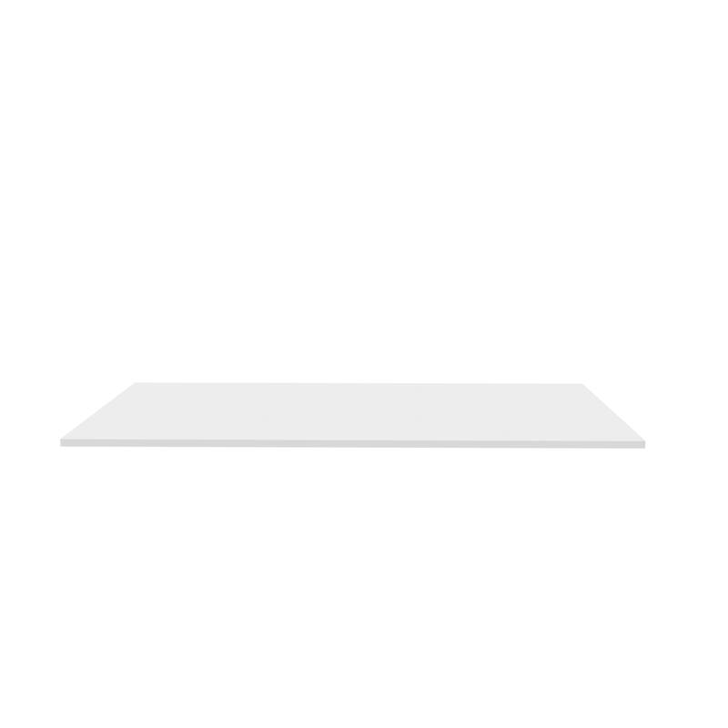 Thin Modern White and Black Solid Surface Vanity Countertop - Sizes 24", 30", 36", 48", 60", 72", 84"