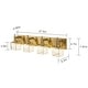 preview thumbnail 83 of 182, 2/3/4-Light Modern Bathroom Crystal Vanity Light Wall Sconces