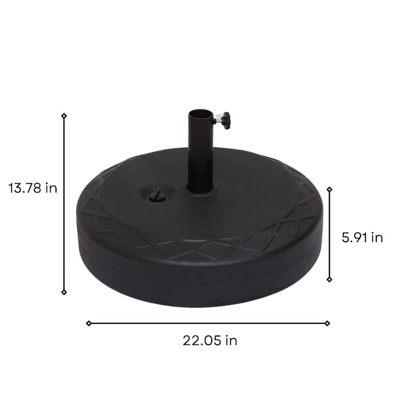 10ft Patio Market Umbrella with Double Airvent