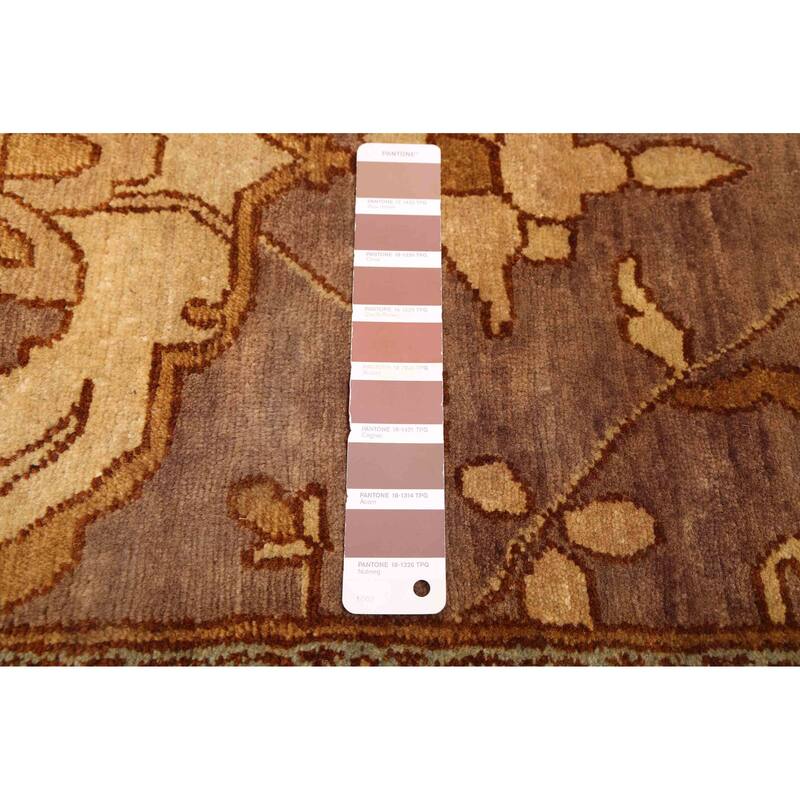ECARPETGALLERY Hand-knotted Opulence Brown Wool Rug - 8'1 x 10'8