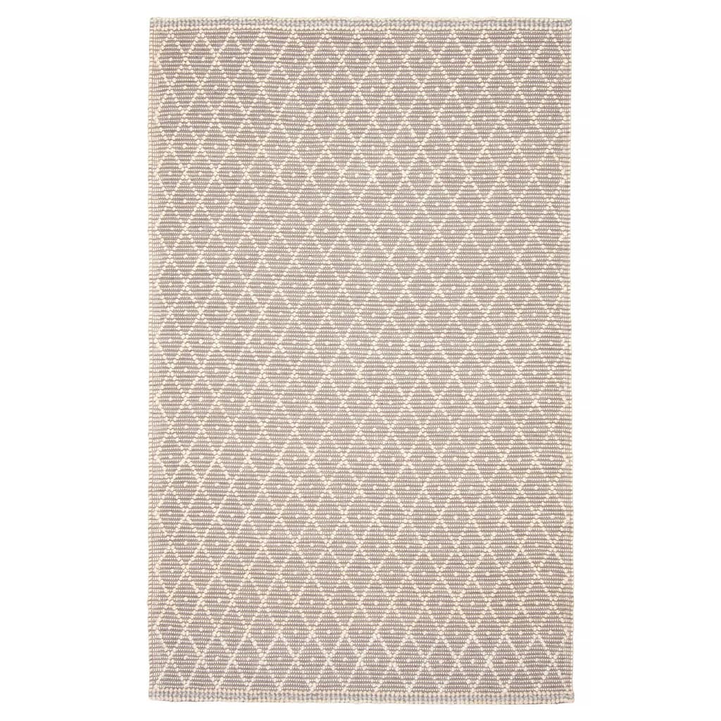 ECARPETGALLERY Braid weave Sienna Taupe Wool Rug - 5'1 x 8'2
