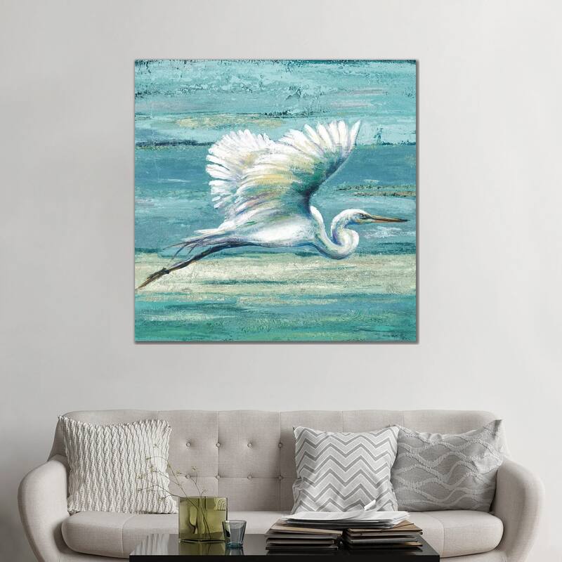 iCanvas "Great Egret I" by Patricia Pinto Canvas Print