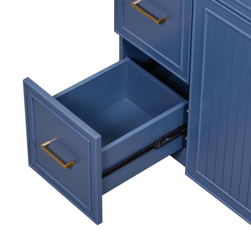 MDF Bathroom Vanity with Resin Sink