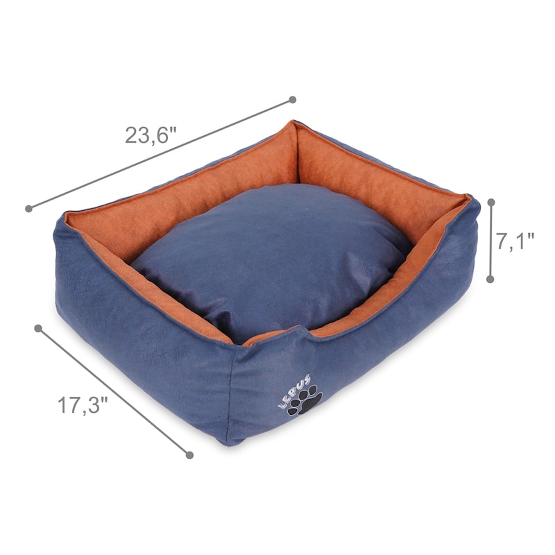 Pets Washable Dog Bed for Small / Medium / Large Dogs - Durable Waterproof Sofa Dog Bed with Sides