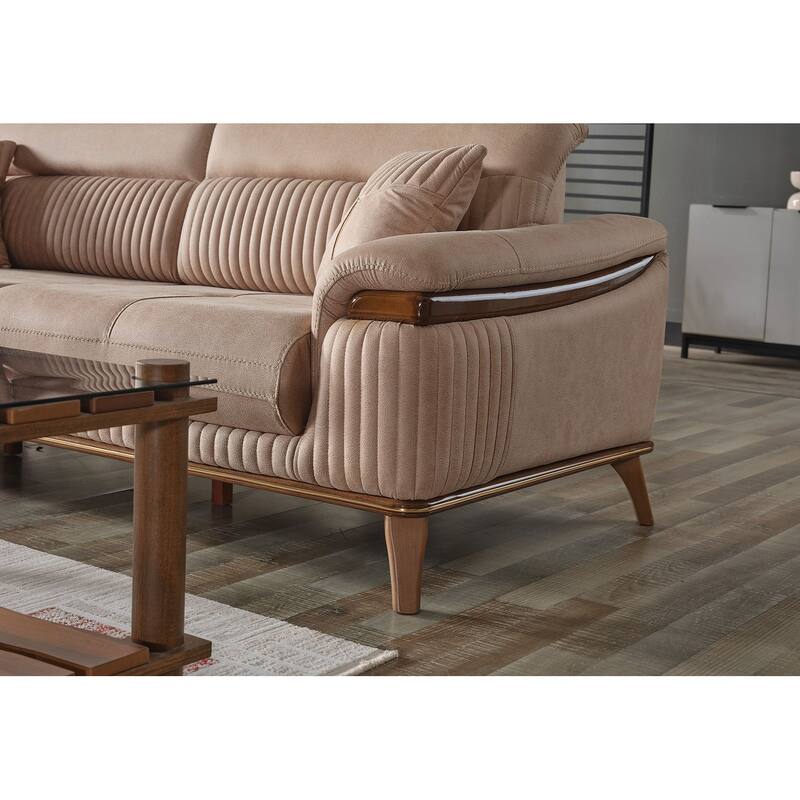 Cerny 4 Pieces Living Room Sets 2 Sofa 2 Chair