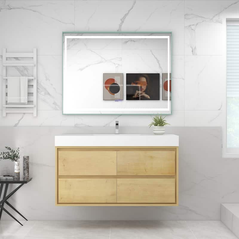 Morava 48" Floating Vanity with Single Sink - 48