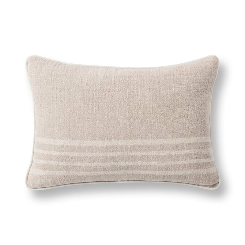 Villa by Classic Home Newport Linen Fabric Throw Pillow