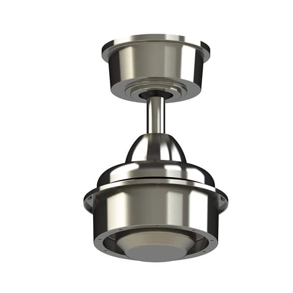 slide 2 of 13, Fanimation Wrap Custom Indoor/Outdoor Smart Ceiling Fan DC Motor with Remote - Brushed Nickel