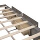 preview thumbnail 13 of 52, Platform Bed with 6 Storage Drawers, Wooden Bedframe, Full/Queen Size