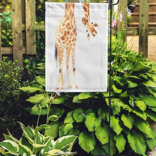 decorations de jardin afrique girafe et savane jardin pavillon maison decor impermeable yard banner jardin terrasse