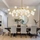 preview thumbnail 14 of 26, Modern Sputnik Chandelier Gold Glam K9 Crystal Chandelier Pendant Light