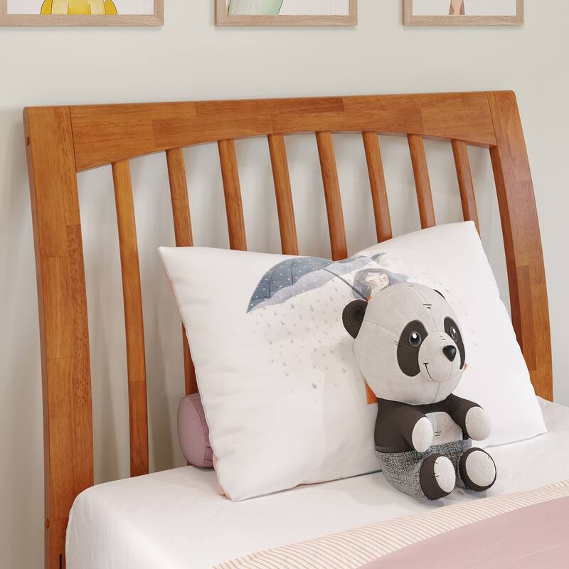 Orleans Solid Wood Low Profile Sleigh Platform Bed