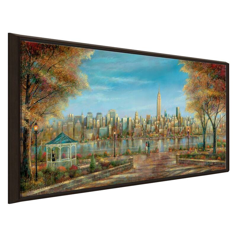 "New York View" by Ruane Manning Print on Floating Canvas