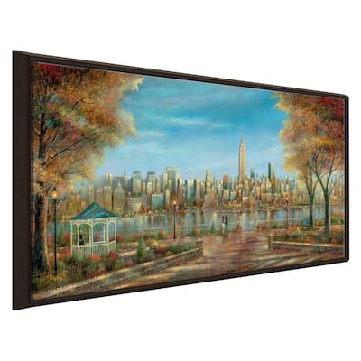 "New York View" by Ruane Manning Print on Floating Canvas