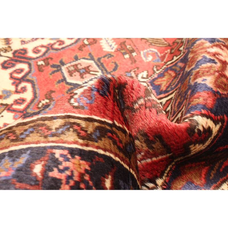 ECARPETGALLERY Hand-knotted Sarabi Red Wool Rug - 3'7 x 4'11