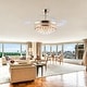 preview thumbnail 33 of 62, 48-Inch Crystal Fandelier with 4 Retractable Blades, Dimmable LED, App and Remote Control - 48 Inches