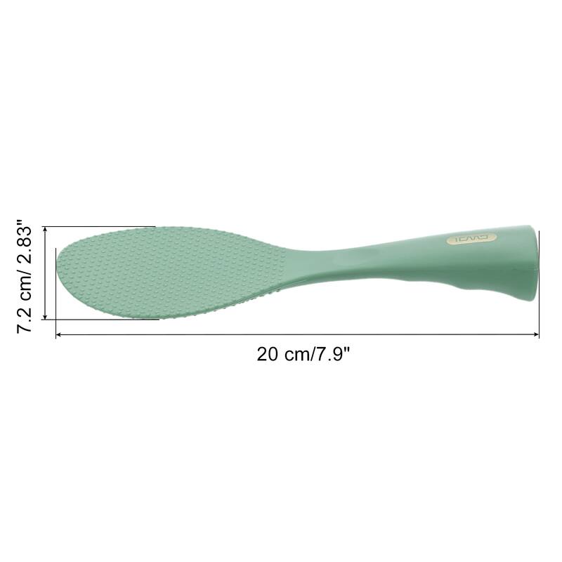 Silicone Rice Paddle Non-Stick Rice Spoon Rice Spatula Heat Resistant - Blue