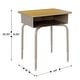 preview thumbnail 44 of 52, Student Desk with Open Front Metal Book Box & Flex Comfort Chair - 24"W x 18"D x 22.25" - 31.25"H