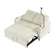 preview thumbnail 14 of 18, 53.9" Chenille Convertible Loveseat with Pull-Out Bed, 3 USB Ports, and Smart Storage