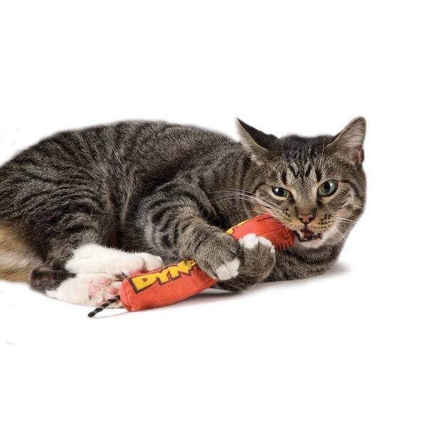 Shop Petstages Green Magic Dynamite Cat Toy Overstock 20962263