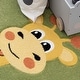 preview thumbnail 11 of 13, Kids Rug for childrens room with Jungle Animals in Green