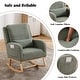 preview thumbnail 24 of 66, HOMYKA 27.5" Wide Rocking Chair for Nursery