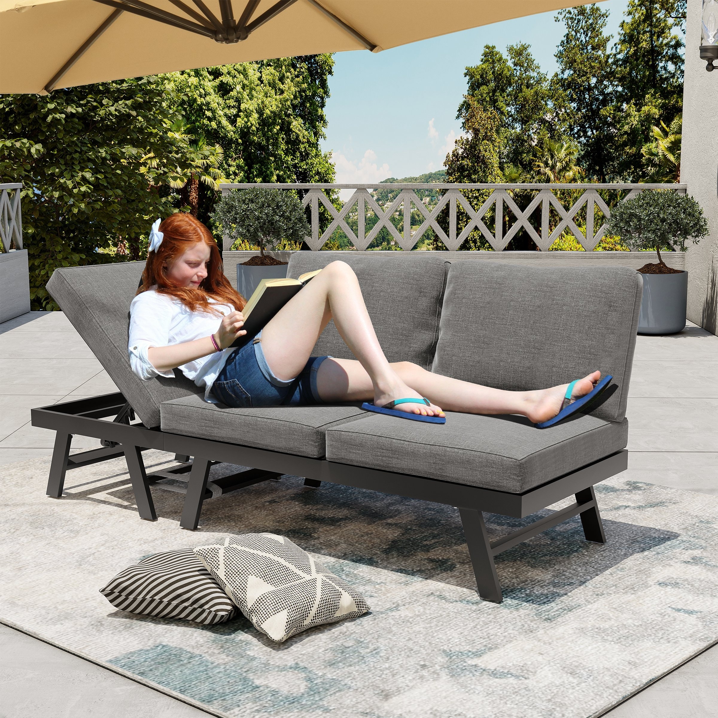 Convertible deals patio sofa