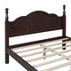 preview thumbnail 7 of 6, Full Retro Style Wood Platform Bed with Wooden Slats for Support