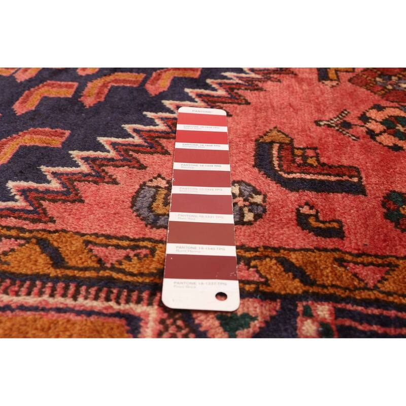 ECARPETGALLERY Hand-knotted Andelz Red Wool Rug - 4'3 x 7'10