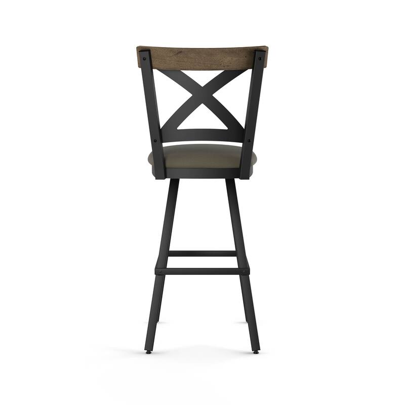 Amisco Snyder Swivel Counter and Bar Stool
