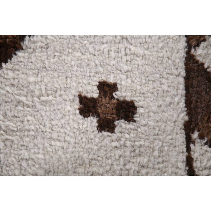 Natural Dye Anatolian Runner Rug Hand-knotted Turkish Wool Carpet - 3'1"x 11'2"