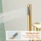 preview thumbnail 7 of 12, Freestanding Tub Faucet With Hand Sprayer Floor Mount Roman Bathtub Faucet Modern Waterfall Tub Filler Trim With Handheld Showe