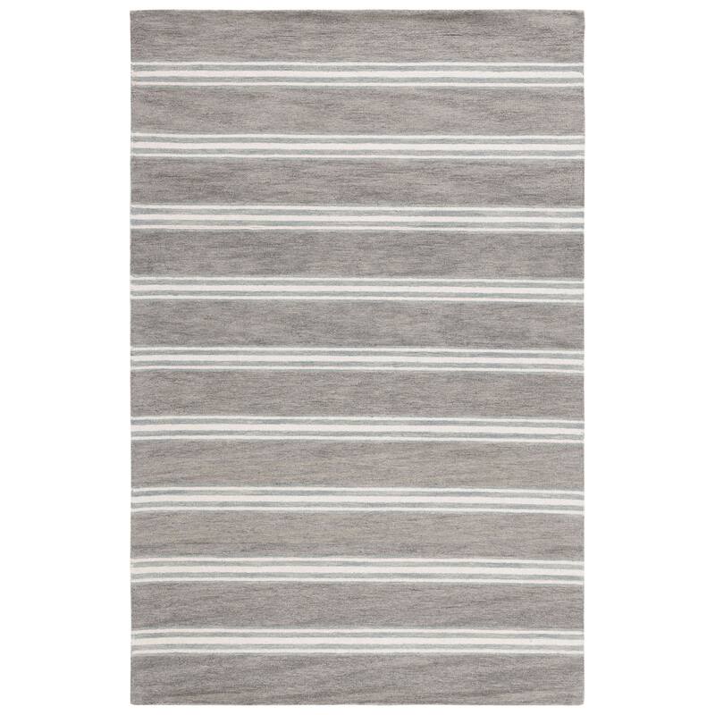 SAFAVIEH Handmade Lauren Ralph Lauren Fedela Wool Rug - 8' x 10' - Grey/Ivory