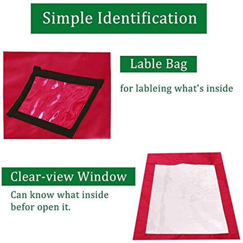 Christmas Tree Storage Bag for Storing Large Artificial Xmas Tree and Decoration