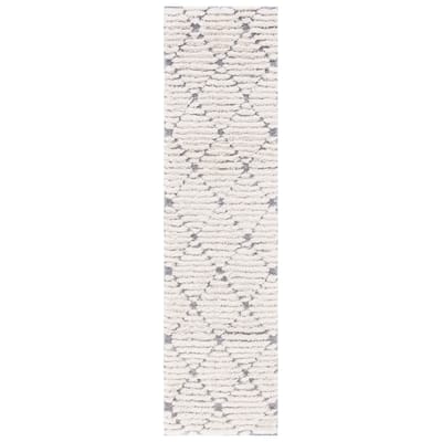 SAFAVIEH Hi-Lo Shag Melodee Modern 1.6-inch Thick Rug - 2'2" x 8' Runner
