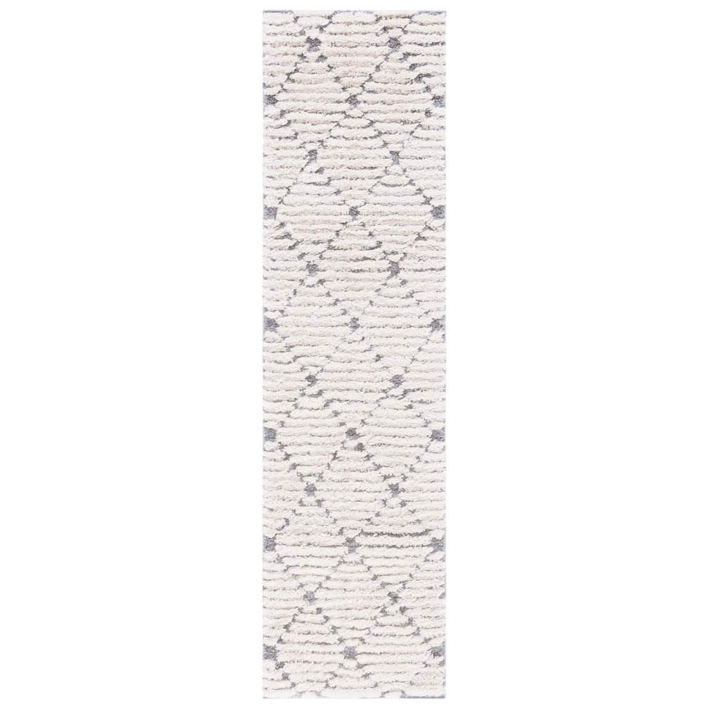 SAFAVIEH Hi-Lo Shag Melodee Modern 1.6-inch Thick Rug - 2'2" x 8' Runner