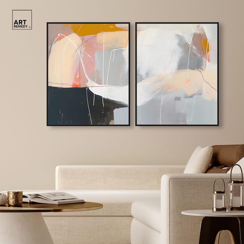 California in Haze Canvas Set of 2 by Art Remedy