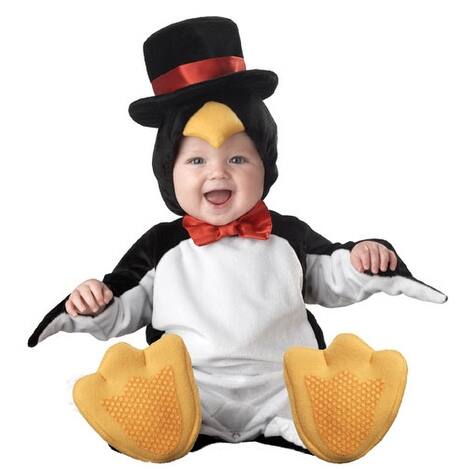 Lil Penguin Toddler Infant Halloween Costume 6 12 Months Overstock 14673499