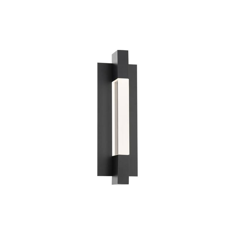 Heliograph 18in LED Outdoor Wall Light 2700K in Black - 18-inch - Black-3000K