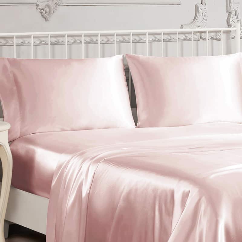 Juliette LeBlanc New York Silky Satin Pillowcase (Set of 2) - 20" x 40" - Pink