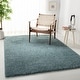preview thumbnail 7 of 140, SAFAVIEH August Shag Solid 1.2-inch Thick Area Rug 10' x 14' - Aqua