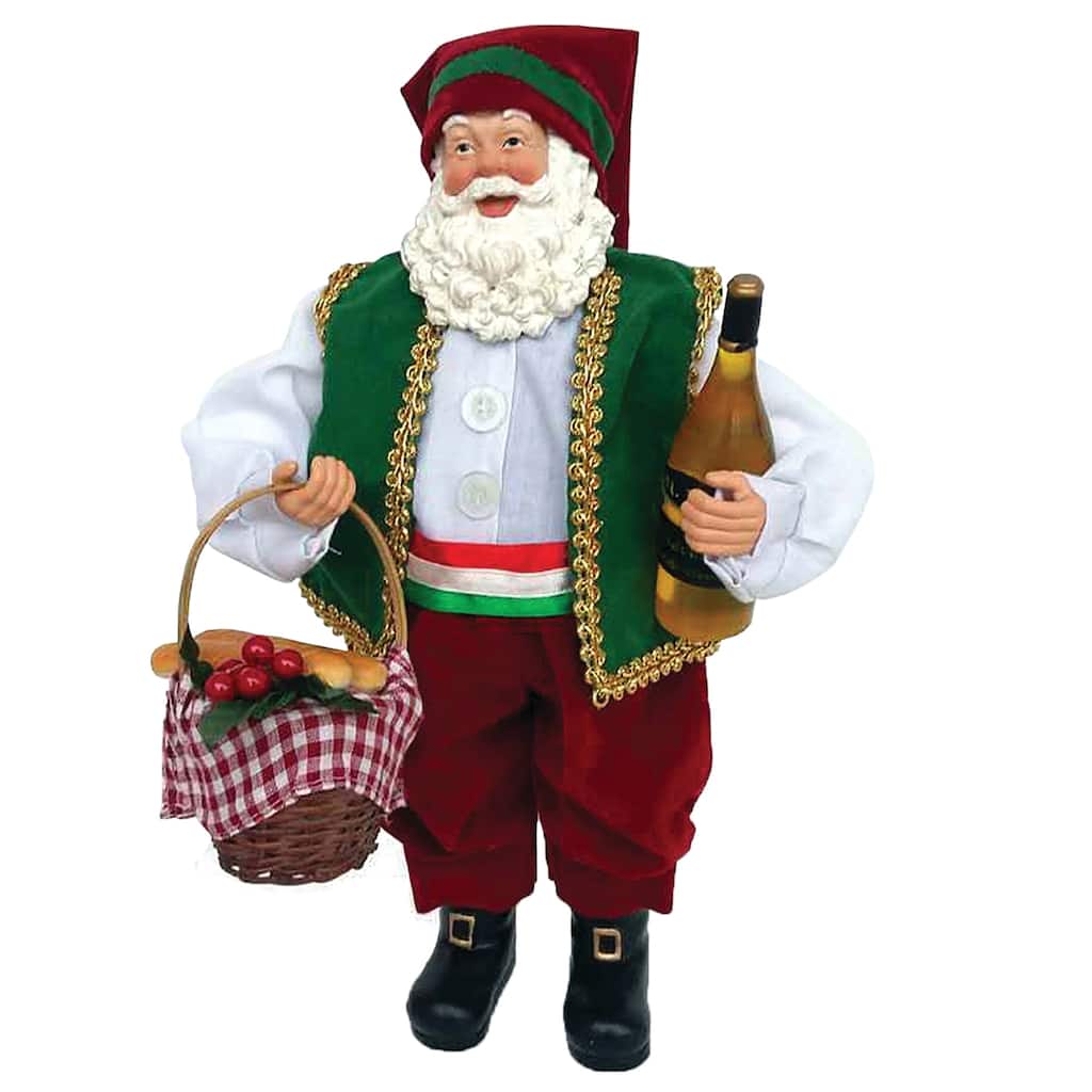 12" Italian Santa - Multi