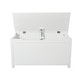 preview thumbnail 12 of 12, Kids Wooden Toy Box/Bench with Safety Hinged Lid for Ages 3+