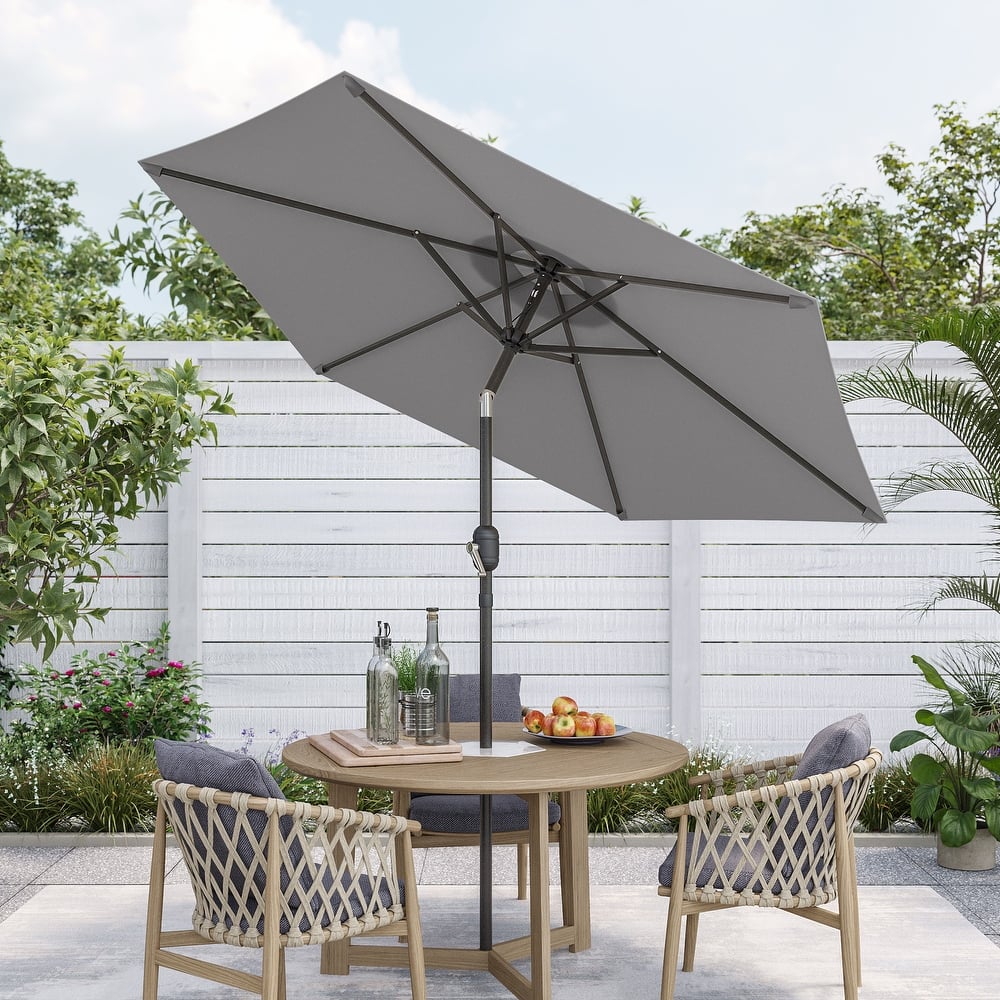 Bonosuki 7.5-foot Waterproof Sunshade Canopy Patio Umbrella