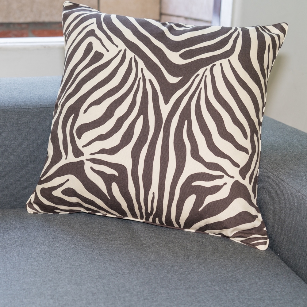 Jiti Indoor Safari Animal Abstract Patterned Cotton Square Throw Pillows Cushions for Sofa Chair 20 x 20