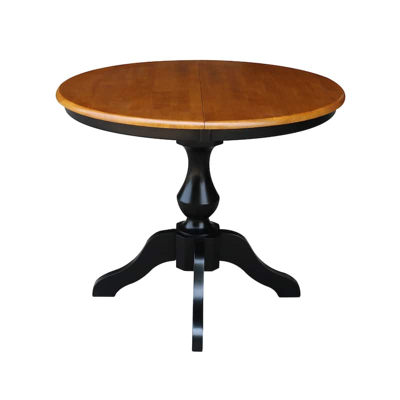 The Gray Barn Fairy Glen 36-in. Round Pedestal Table w/ 12-in. Leaf
