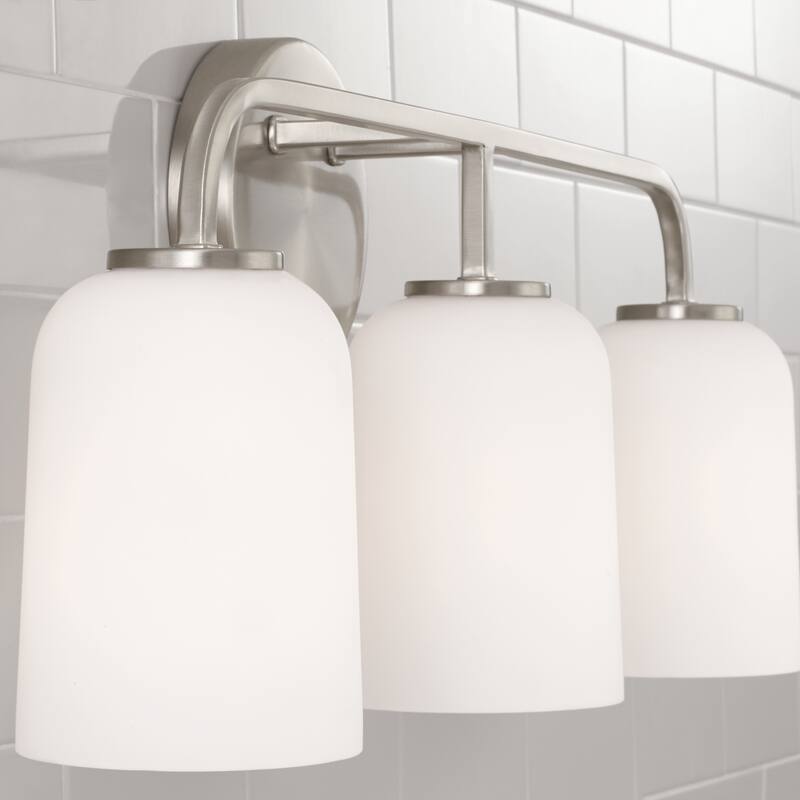 Lawson 3-light Bath/ Vanity Fixture w/ Soft White Glass
