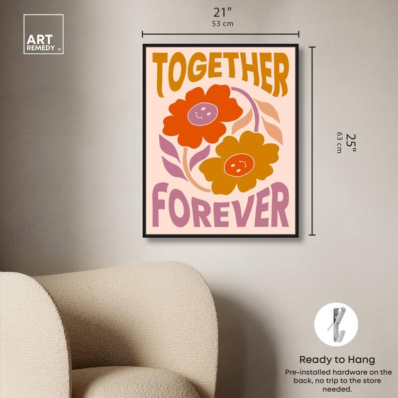 We Together Canvas by Art Remedy