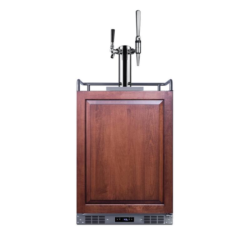Summit SBC682CMTWIN 24" Wide 5.6 Cu. Ft. Built-In / Free Standing - Panel Ready