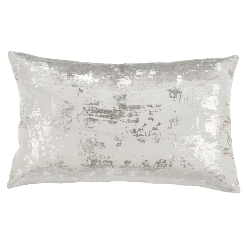 SAFAVIEH Carlijn Beige/ Gold Metallic 12 x 20-inch Decorative Pillow